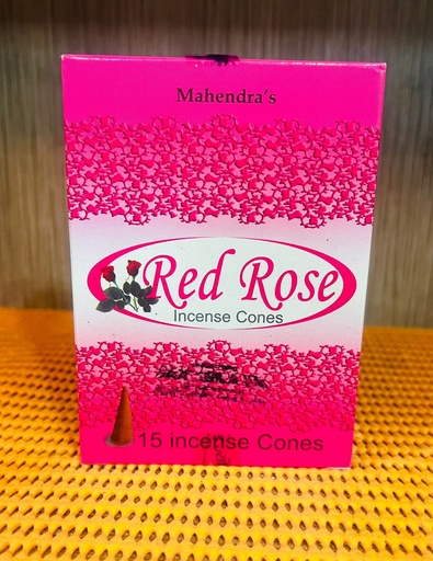 Mahendra's Red Rose Incense Cones